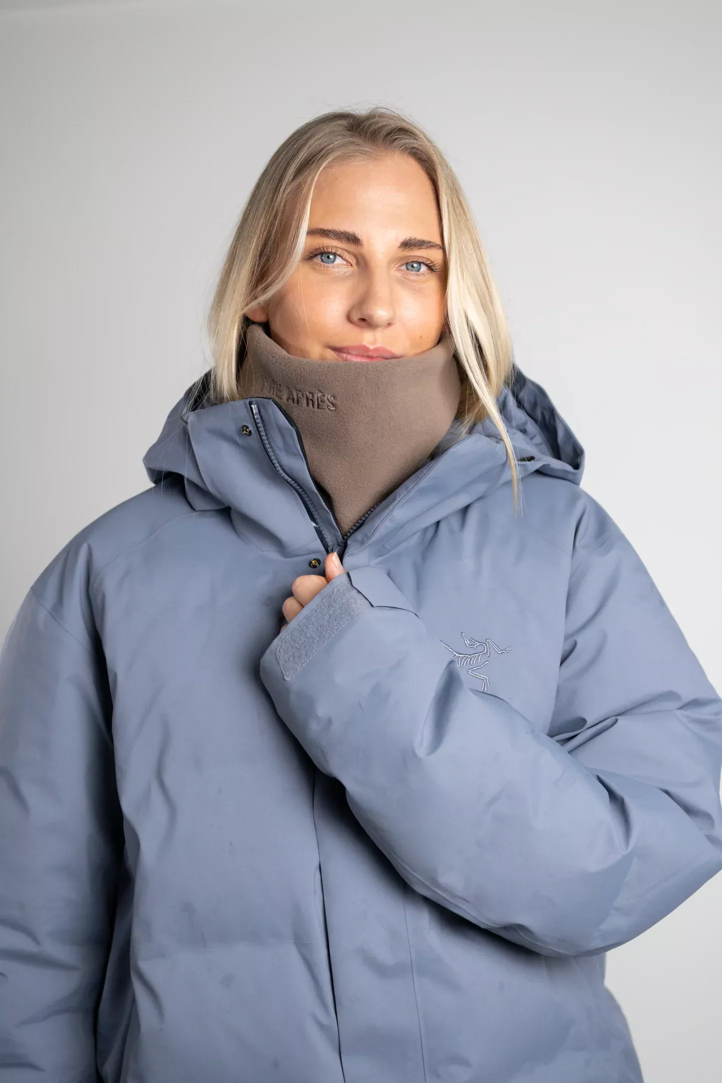 Pre Après Pre Après Fleece Neckwarmer Soft Brown Platou Sport 1