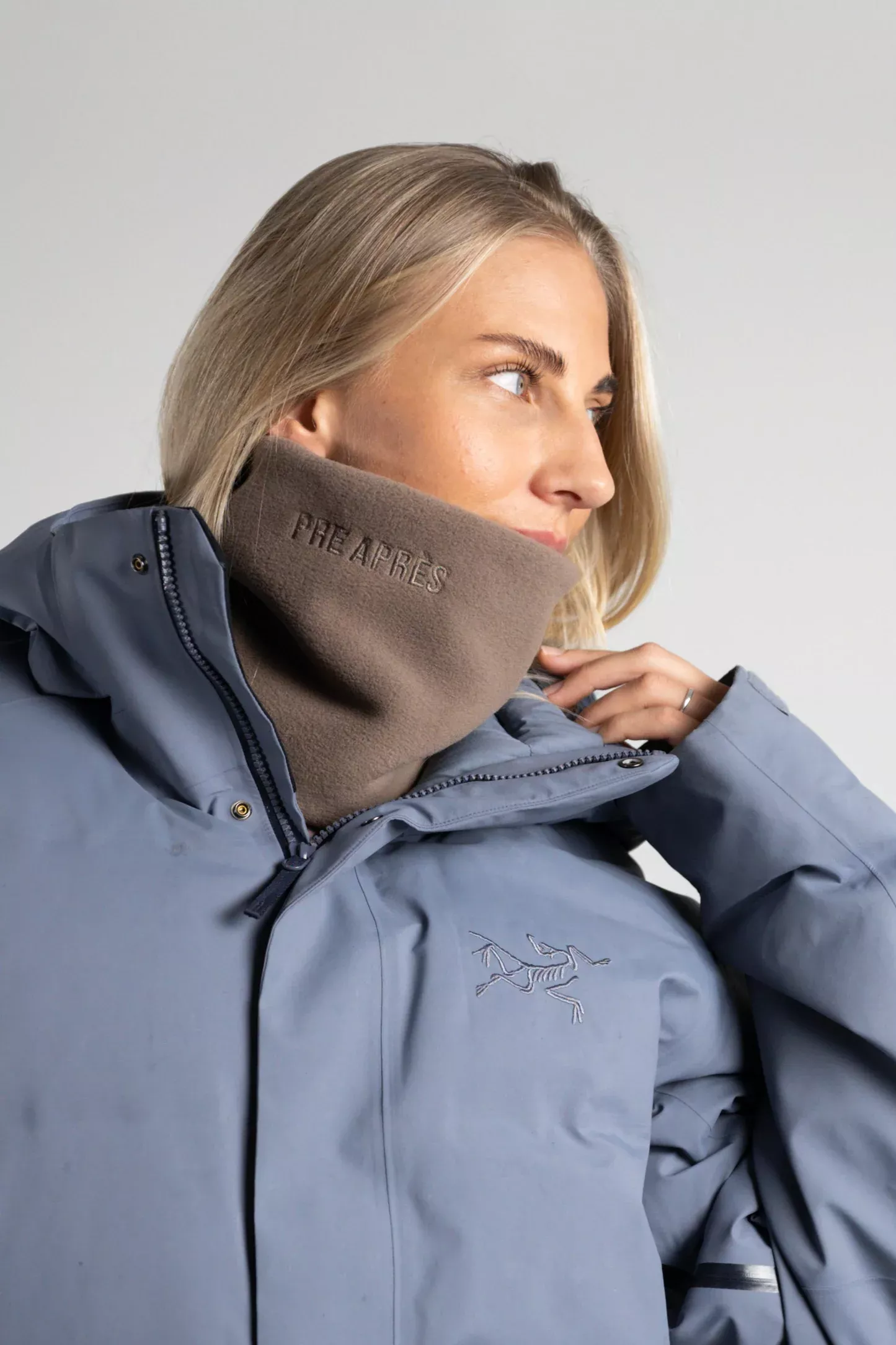 Pre Après Pre Après Fleece Neckwarmer Soft Brown Platou Sport 5