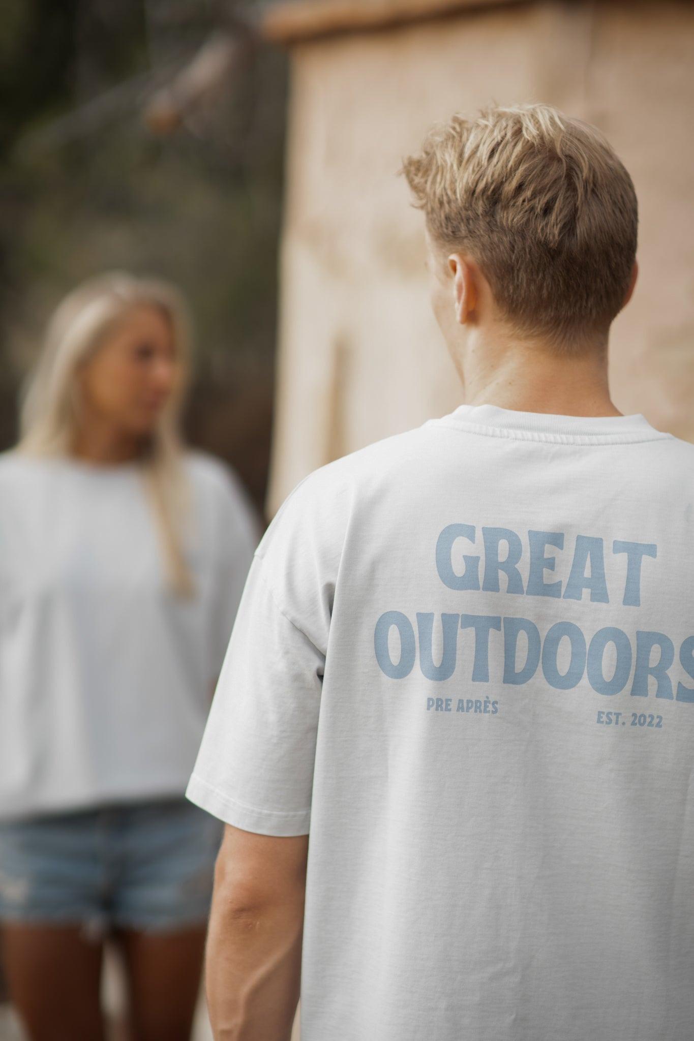 Pre Après Pre Après Great Outdoors Oversized Heavy Tee Soft Silver Platou Sport 1