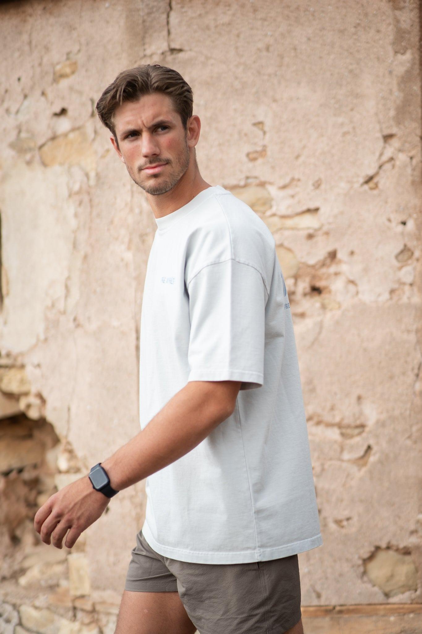 Pre Après Pre Après Great Outdoors Oversized Heavy Tee Soft Silver Platou Sport 4