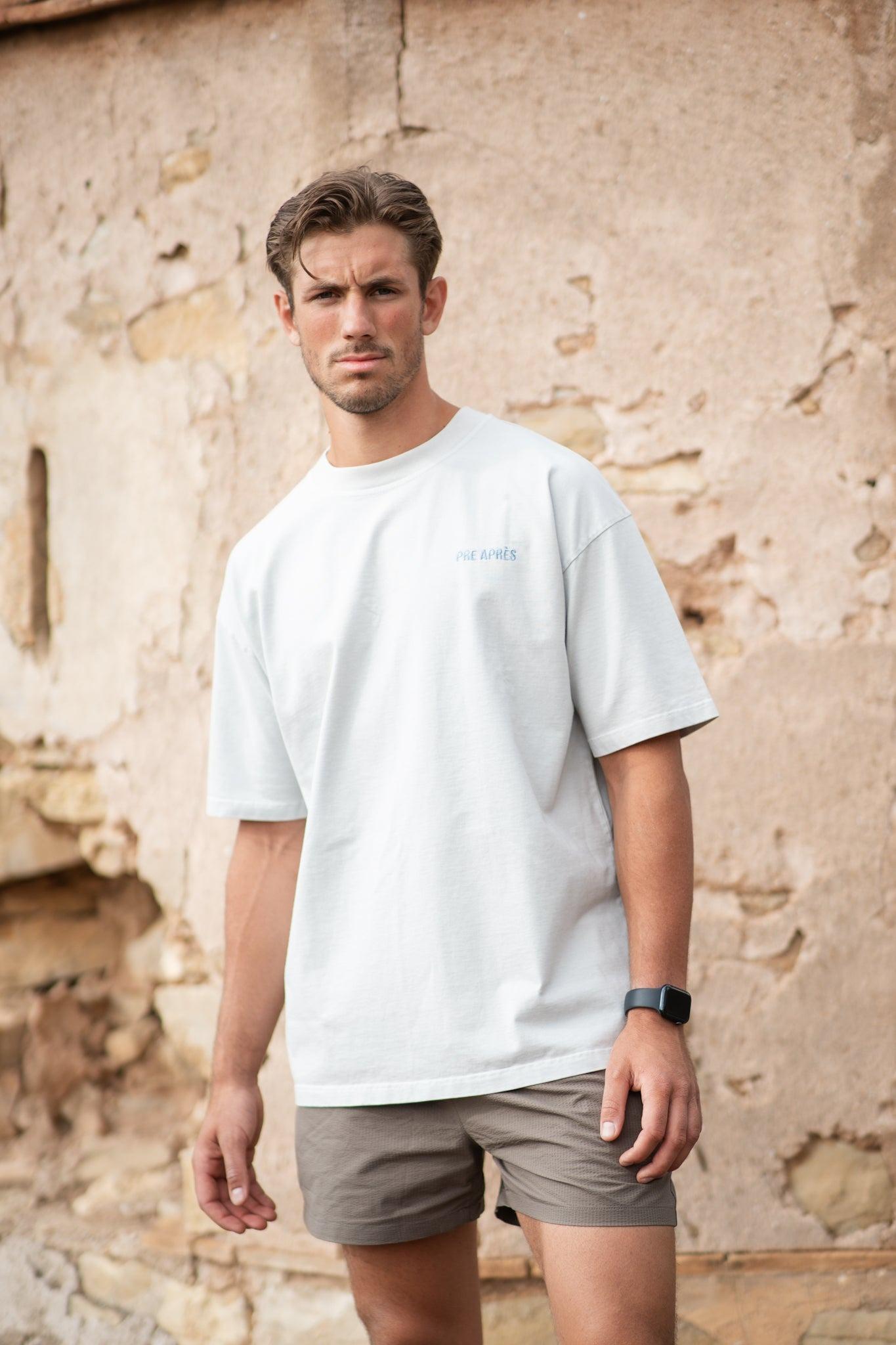 Pre Après Pre Après Great Outdoors Oversized Heavy Tee Soft Silver Platou Sport 6