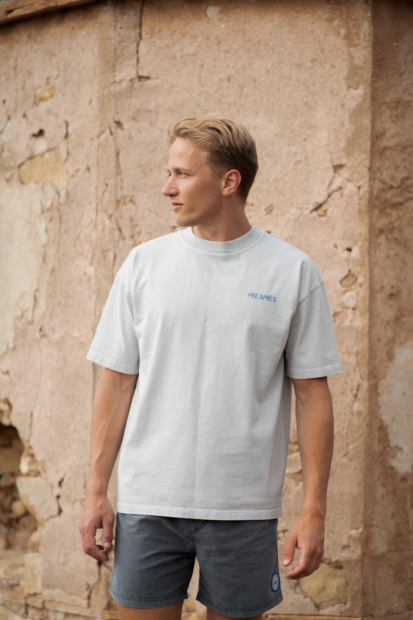 Pre Après Pre Après Great Outdoors Oversized Heavy Tee Soft Silver Platou Sport 7