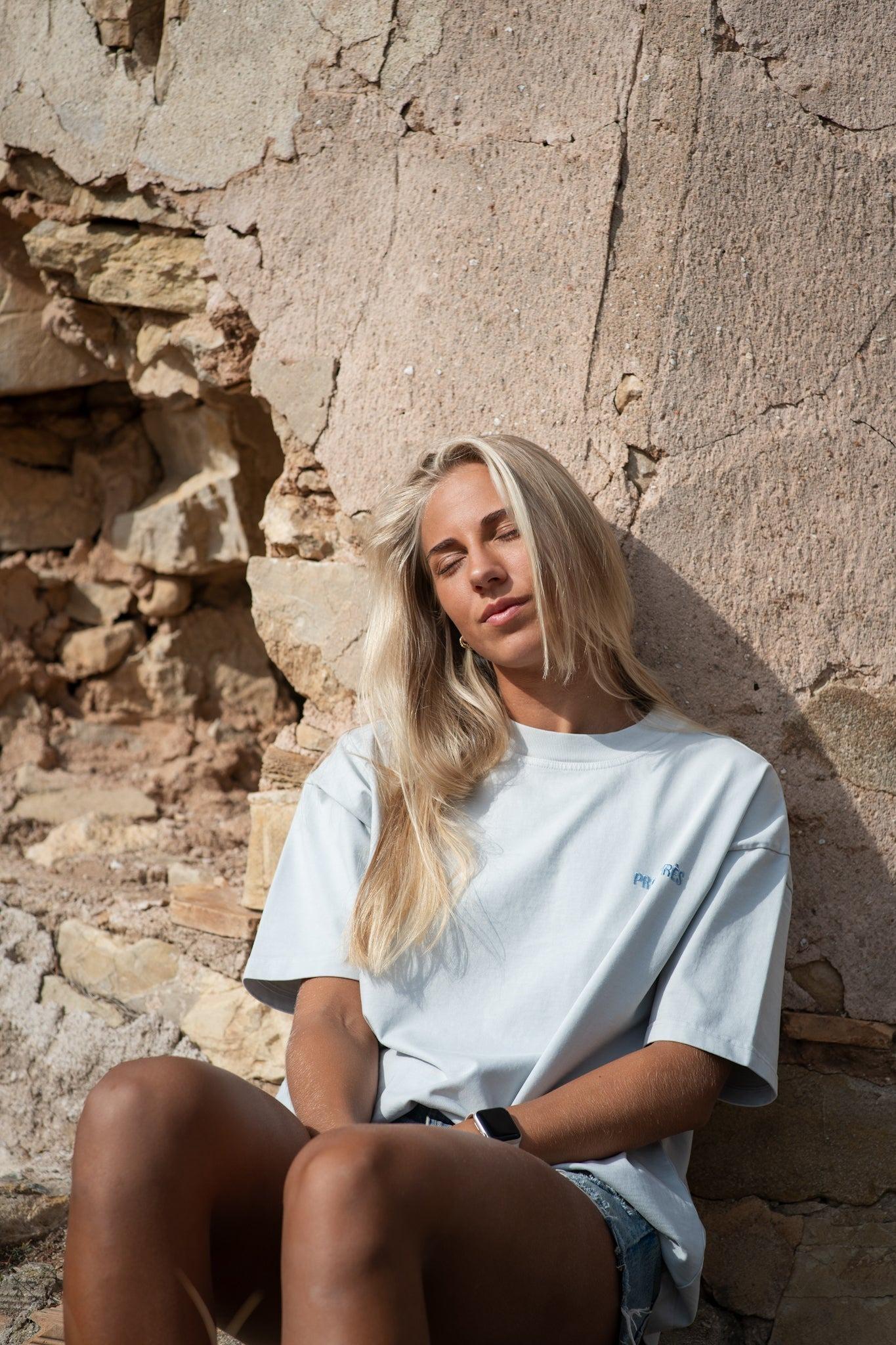 Pre Après Pre Après Great Outdoors Oversized Heavy Tee Soft Silver Platou Sport 8