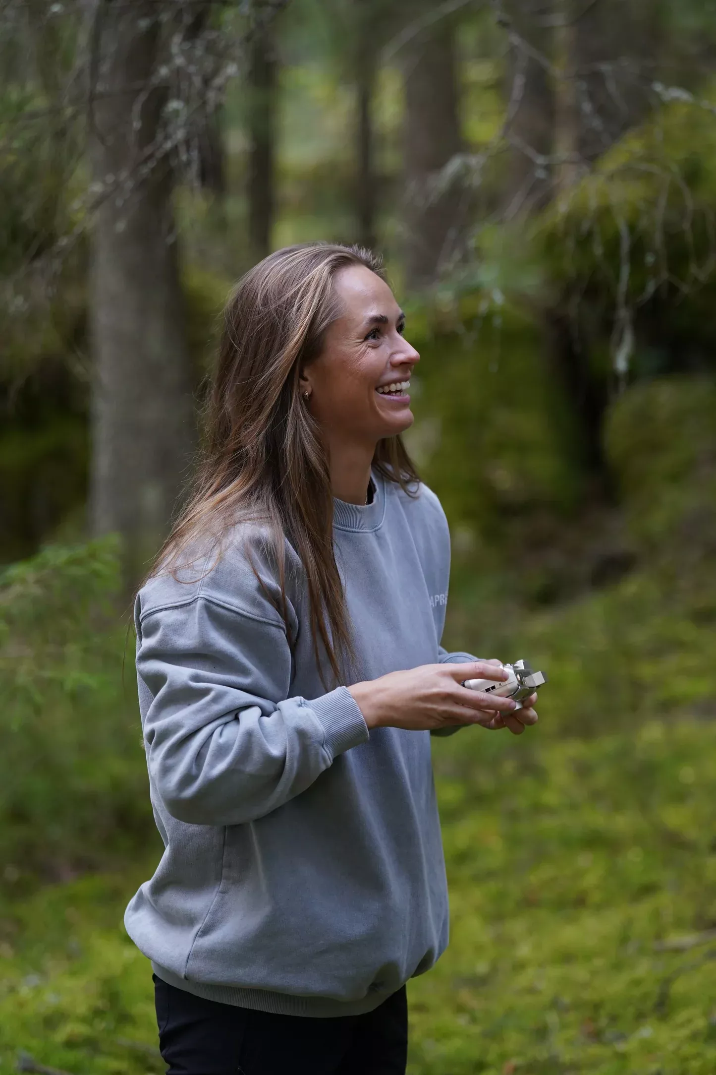 Pre Après Pre Après Off Piste Vintage Washed Sweatshirt Stormy Blue Platou Sport 1