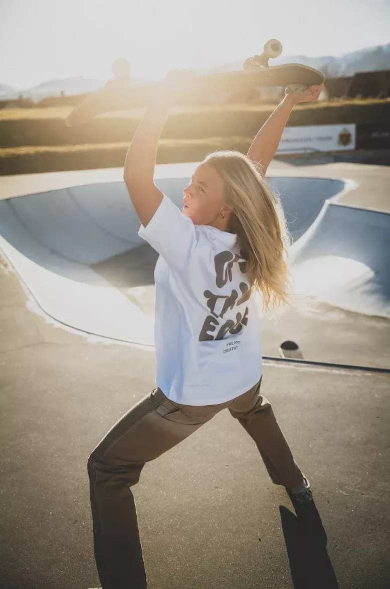 Pre Après Pre Après Off the Edge Oversized Heavy Tee White Platou Sport 5