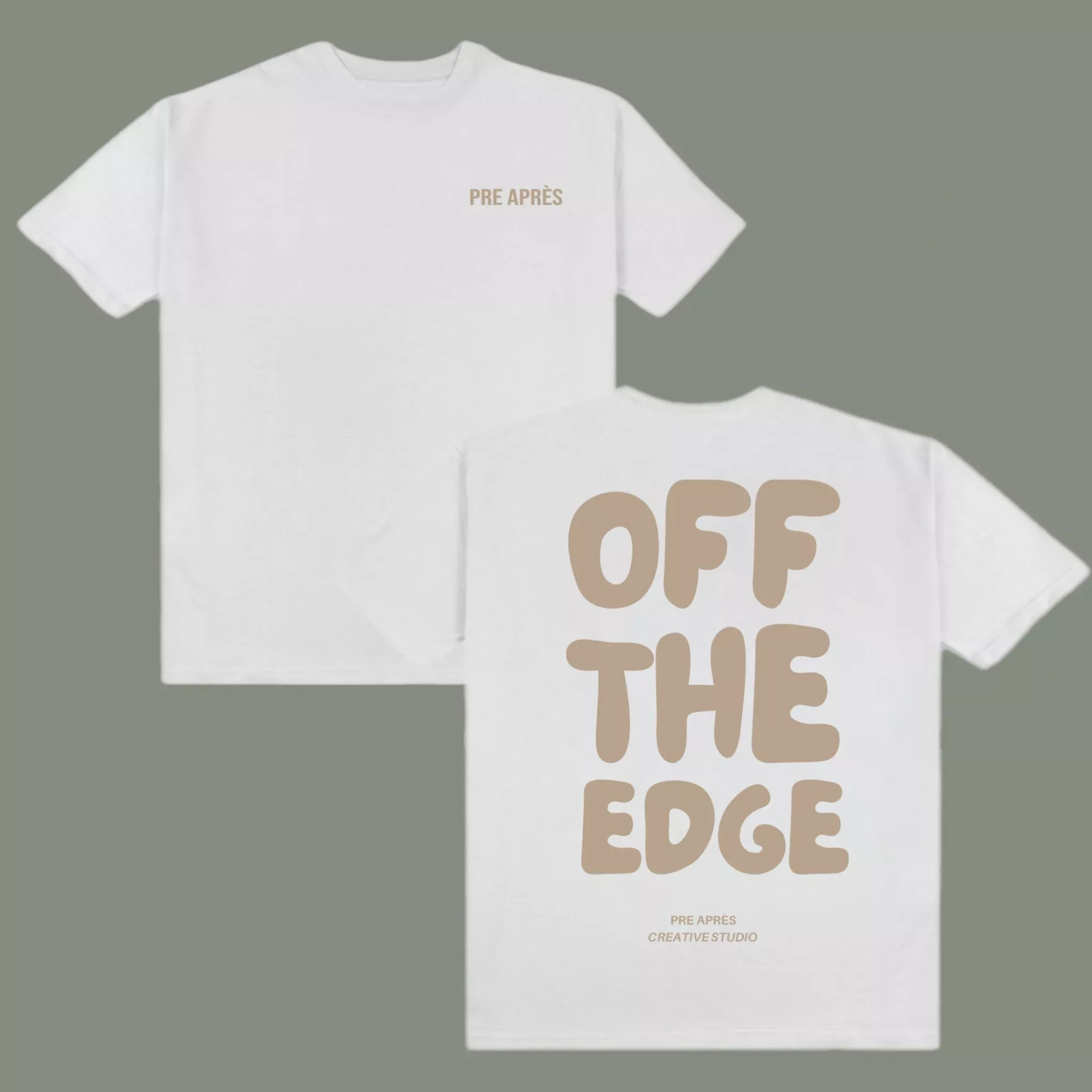 Pre Après Pre Après Off the Edge Oversized Heavy Tee White Platou Sport 7