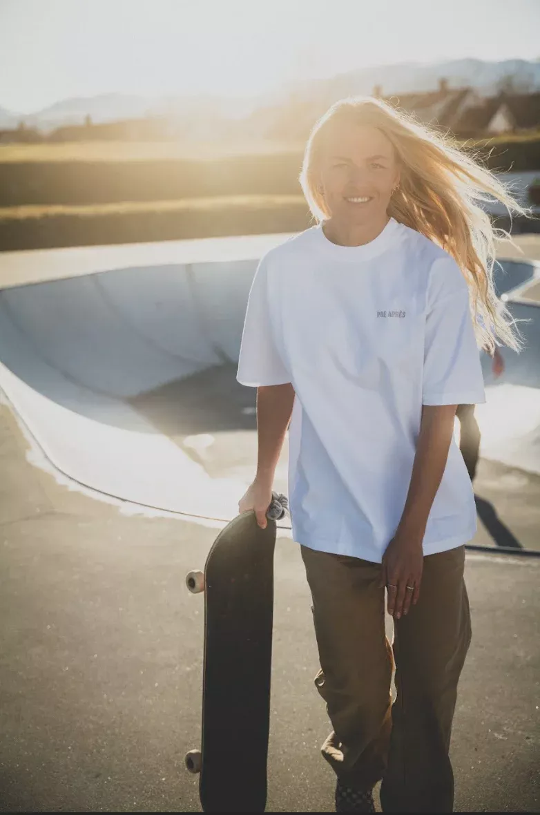 Pre Après Pre Après Off the Edge Oversized Heavy Tee White Platou Sport 9