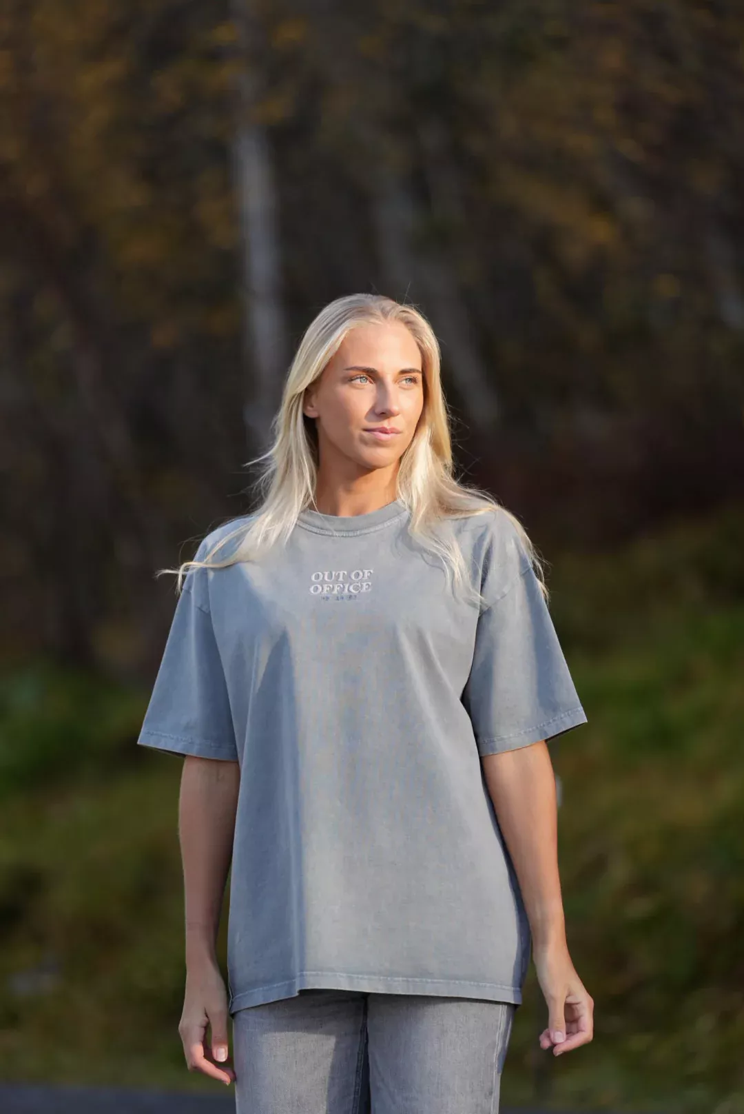 Pre Après Pre Après Out of Office Oversized Heavy Tee Stormy Blue Platou Sport 3