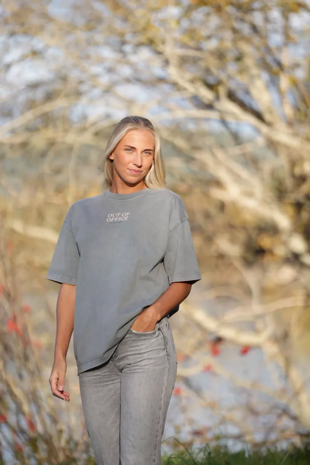 Pre Après Pre Après Out of Office Oversized Heavy Tee Stormy Blue Platou Sport 4