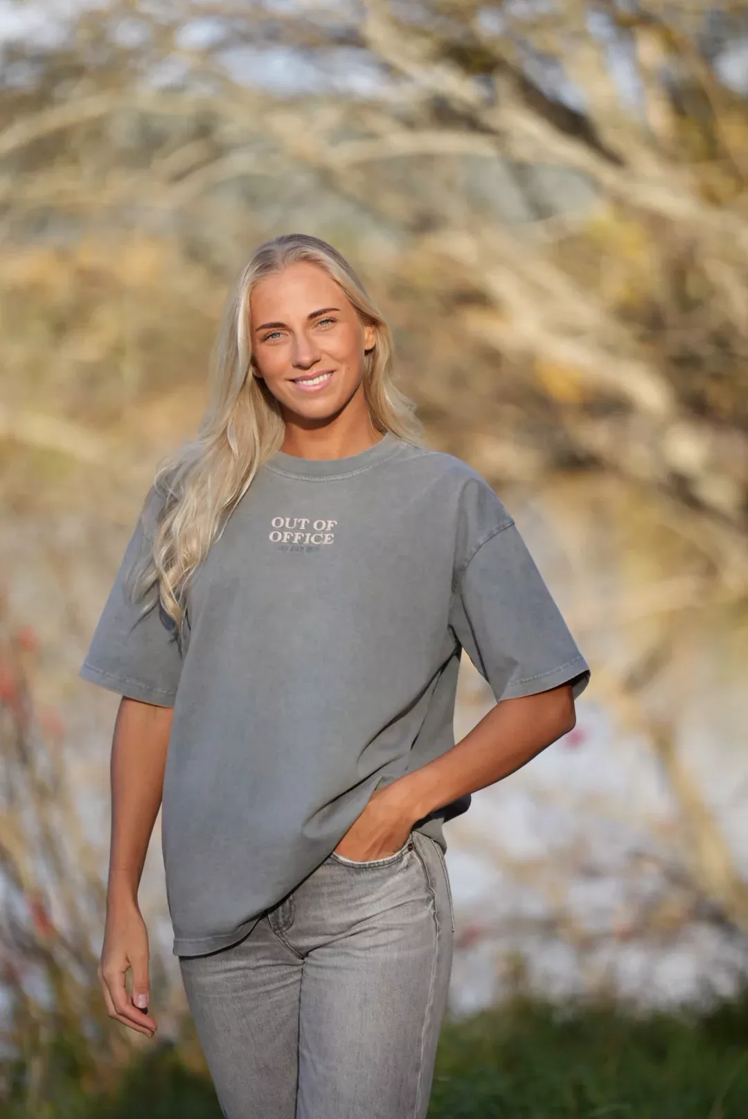 Pre Après Pre Après Out of Office Oversized Heavy Tee Stormy Blue Platou Sport 7