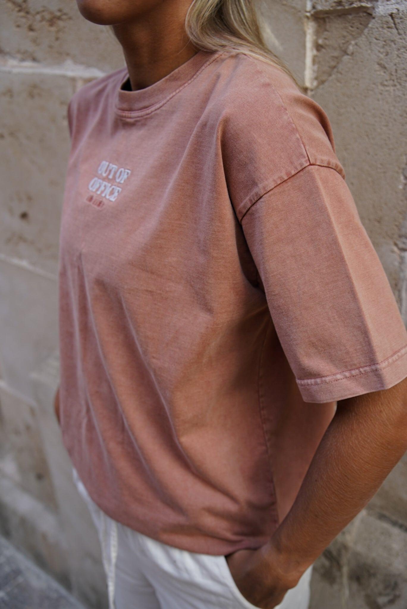 Pre Après Pre Après Out of Office Tee Rusty Red Platou Sport 3