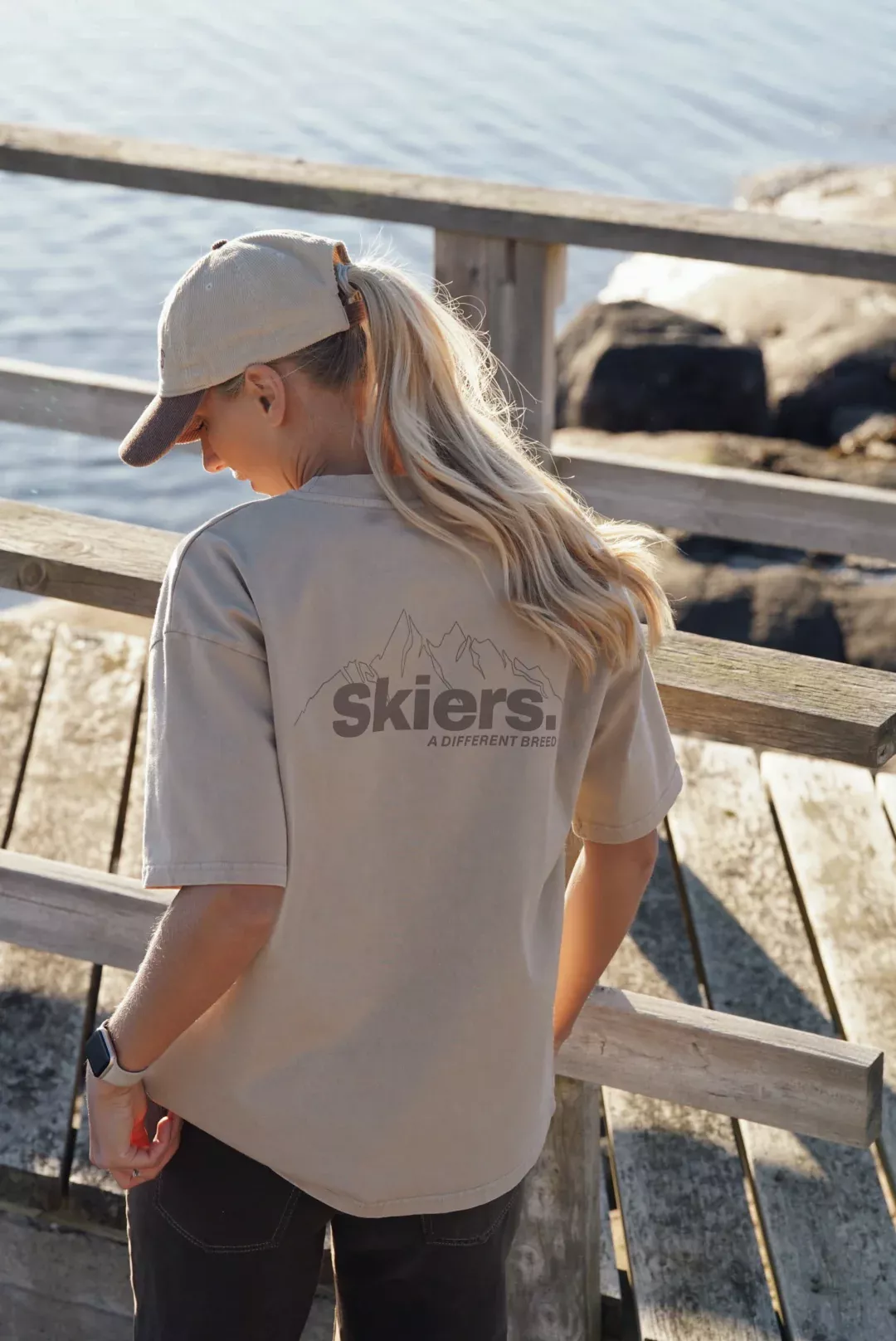 Pre Après Pre Après Skiers Oversized Heavy Tee Sandstone Platou Sport 1