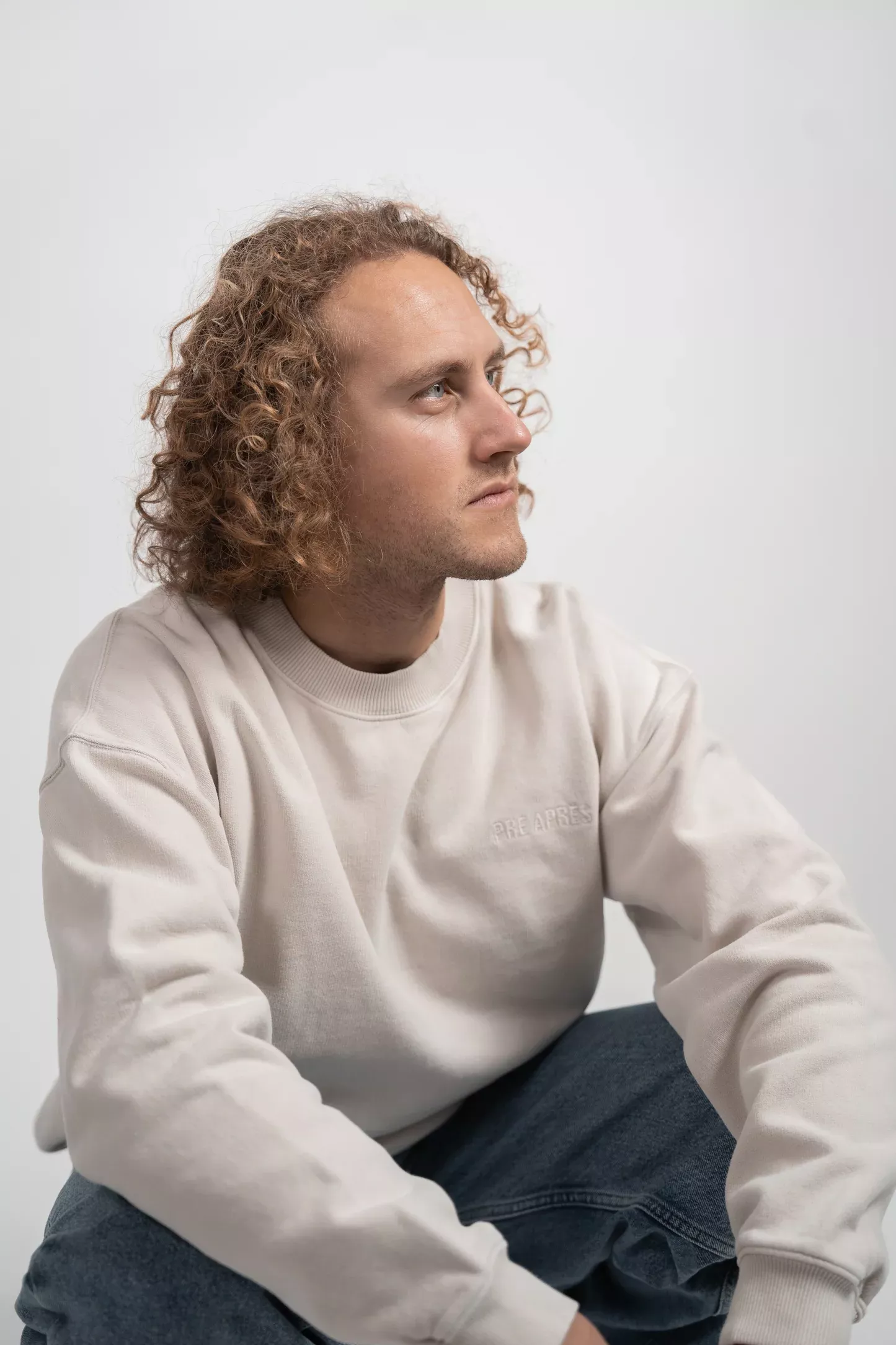 Pre Après Pre Après Vintage Washed Sweatshirt Soft Beige Platou Sport 1