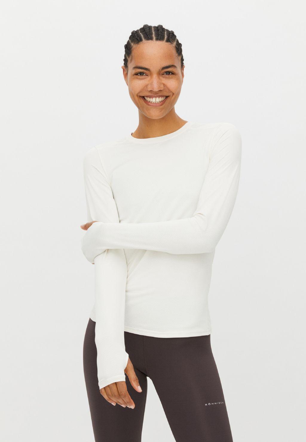 Röhnisch Röhnisch Jacquard Long Sleeve Tofu 111544 Platou Sport 1