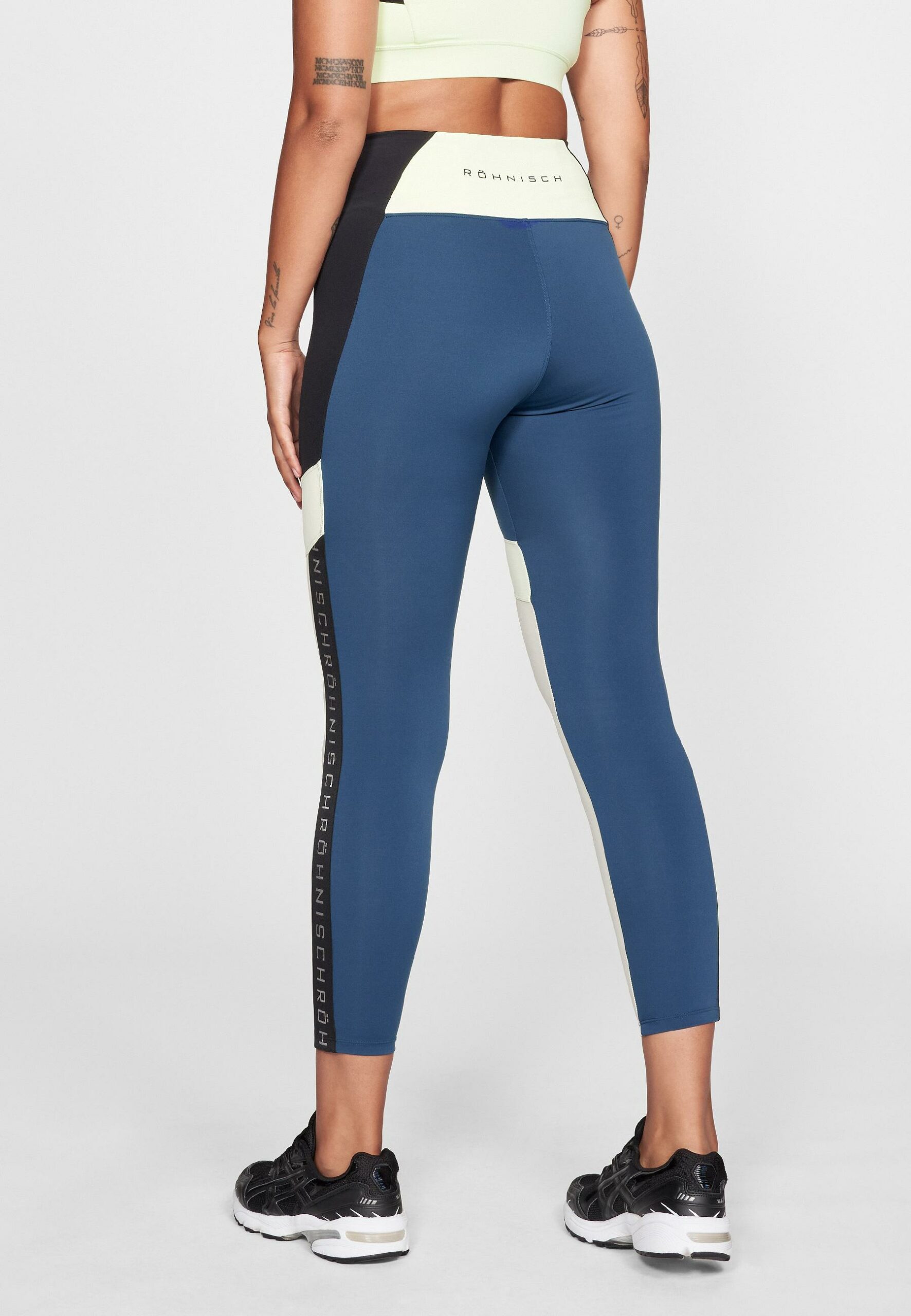 Röhnisch Röhnisch Kay Blocked Tights Pond Green 110520 Platou Sport 3