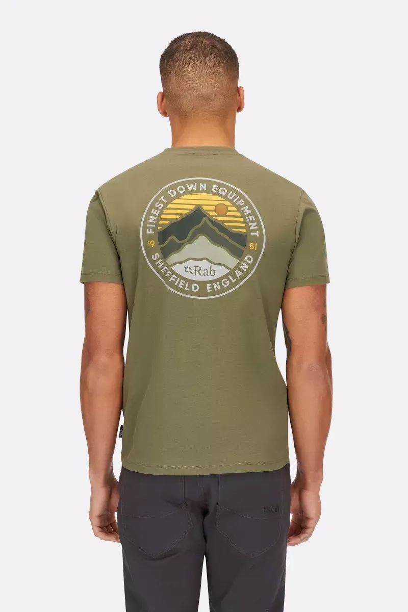 Rab Rab Basecamp 3 Peak Tee Light Khaki QCC-05 Platou Sport 1
