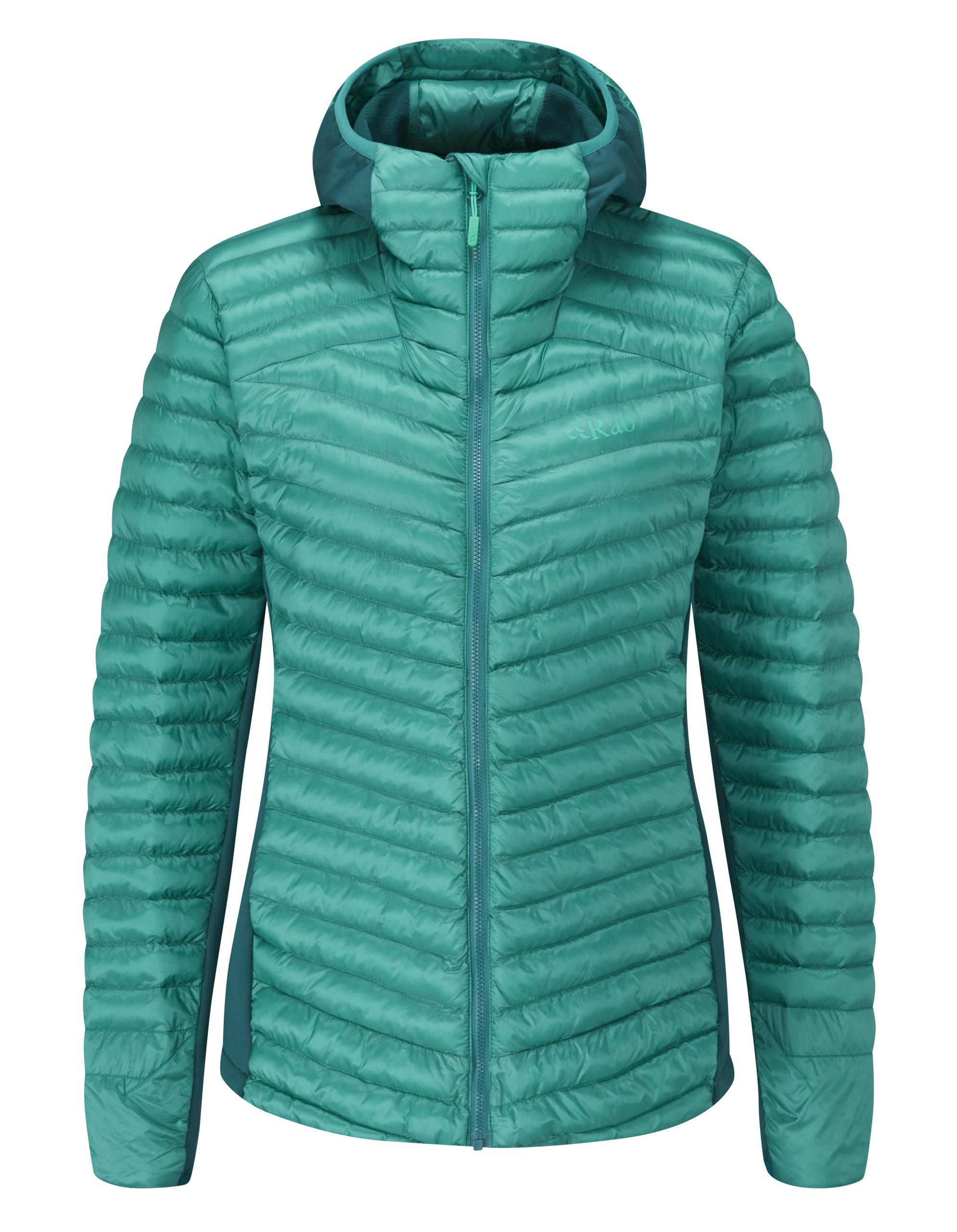 Rab Rab Cirrus Flex 2.0 Hoody Womens Storm Green QIO-69 Platou Sport 1