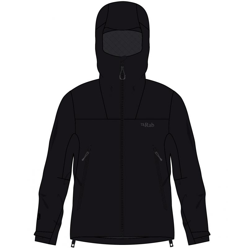 Rab Rab Kangri GTX Jacket Mens Black QWI-48 Platou Sport 1