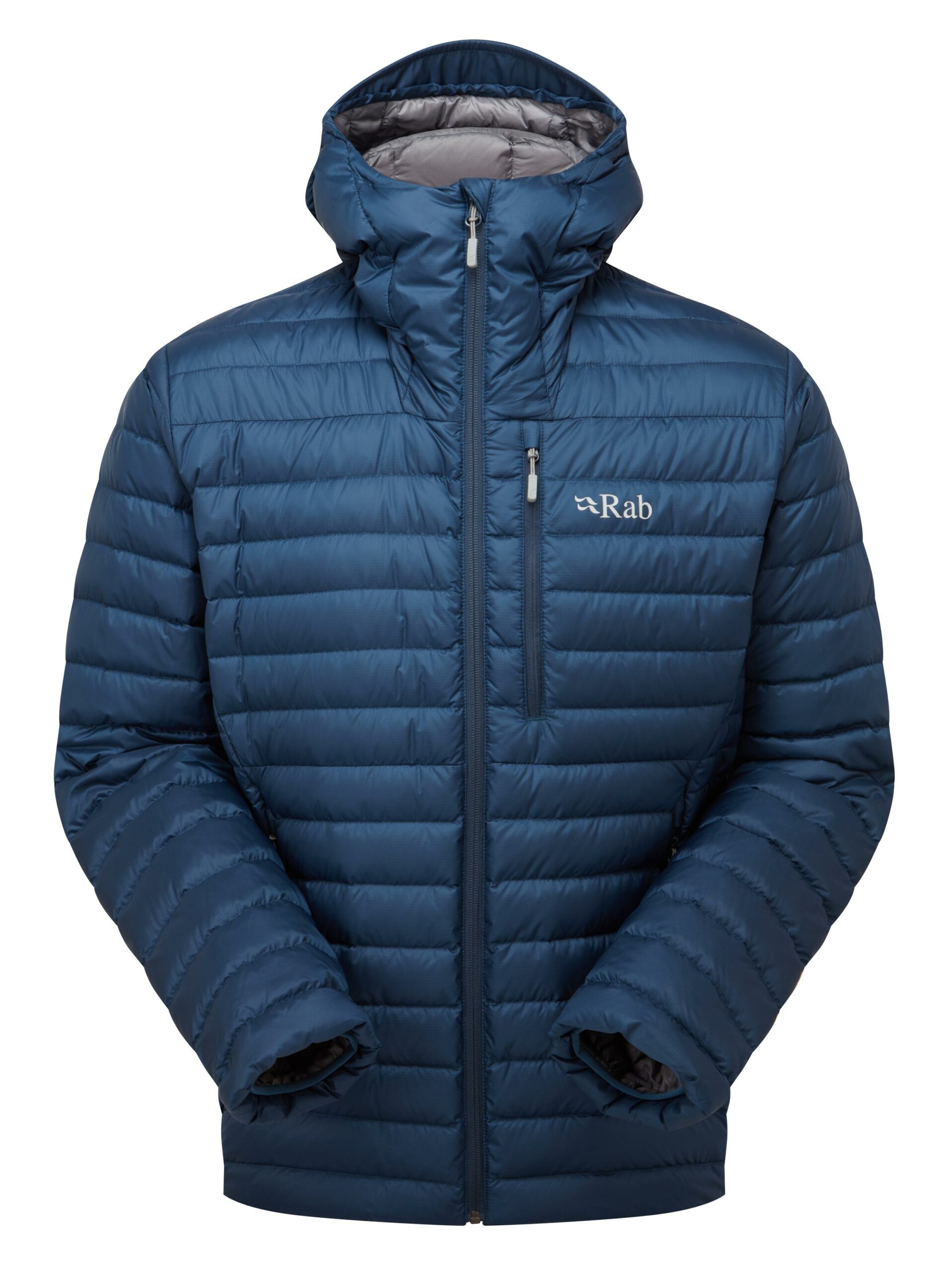 Rab Rab Microlight Alpine Jacket Mens Tempest Blue QDB-12 Platou Sport 1
