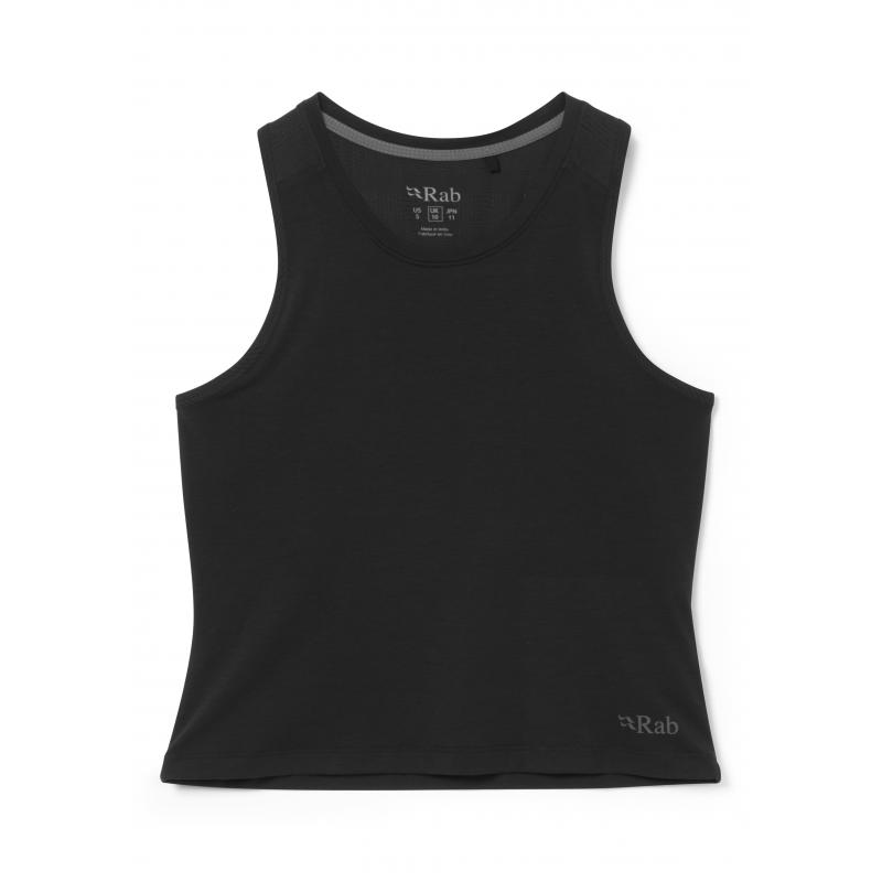 Rab Rab Rivelin Racerback Tank Womens Black QFG-45 Platou Sport 1