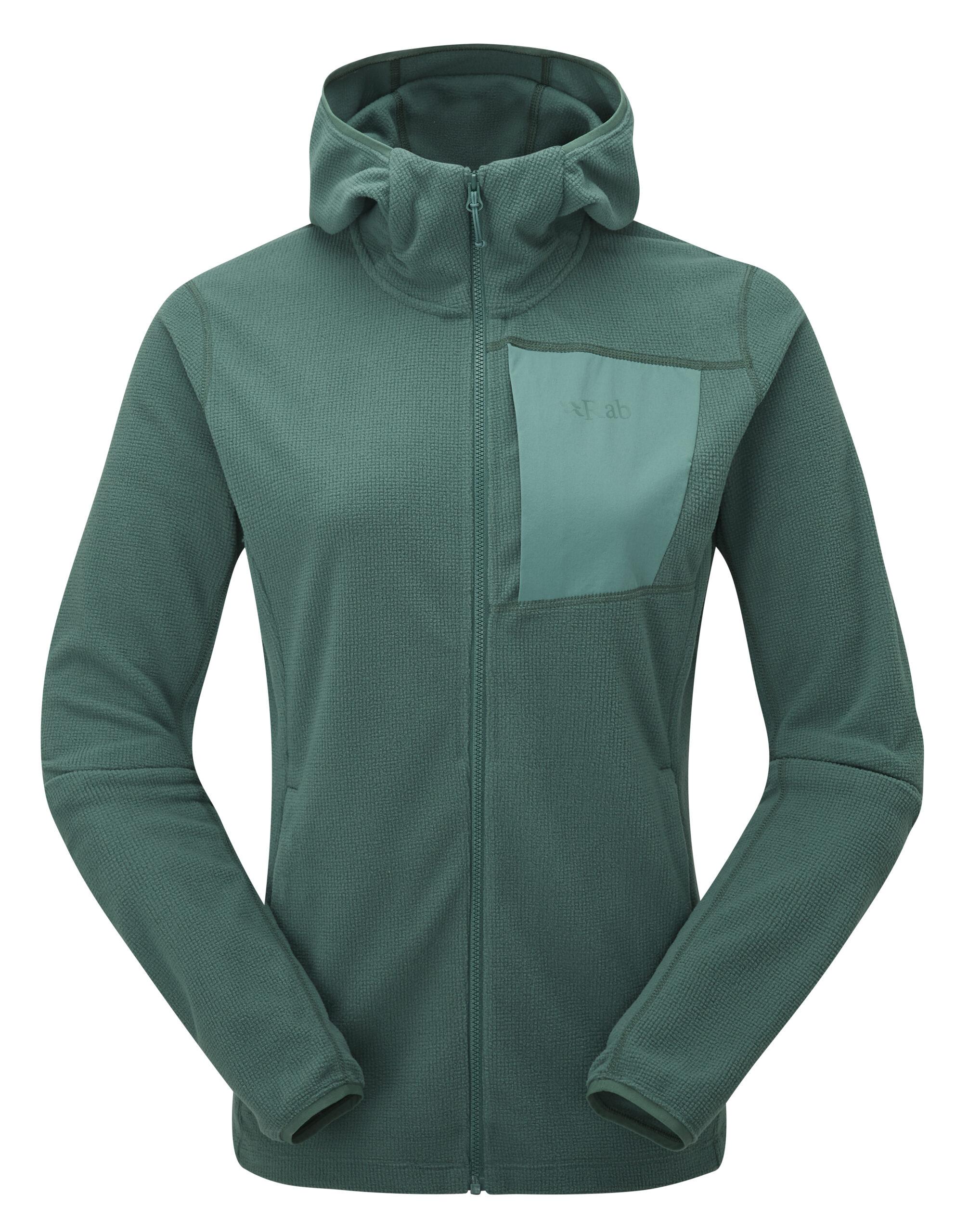 Rab Rab Tecton Hoody Womens Green Slate QFG-02 Platou Sport 1