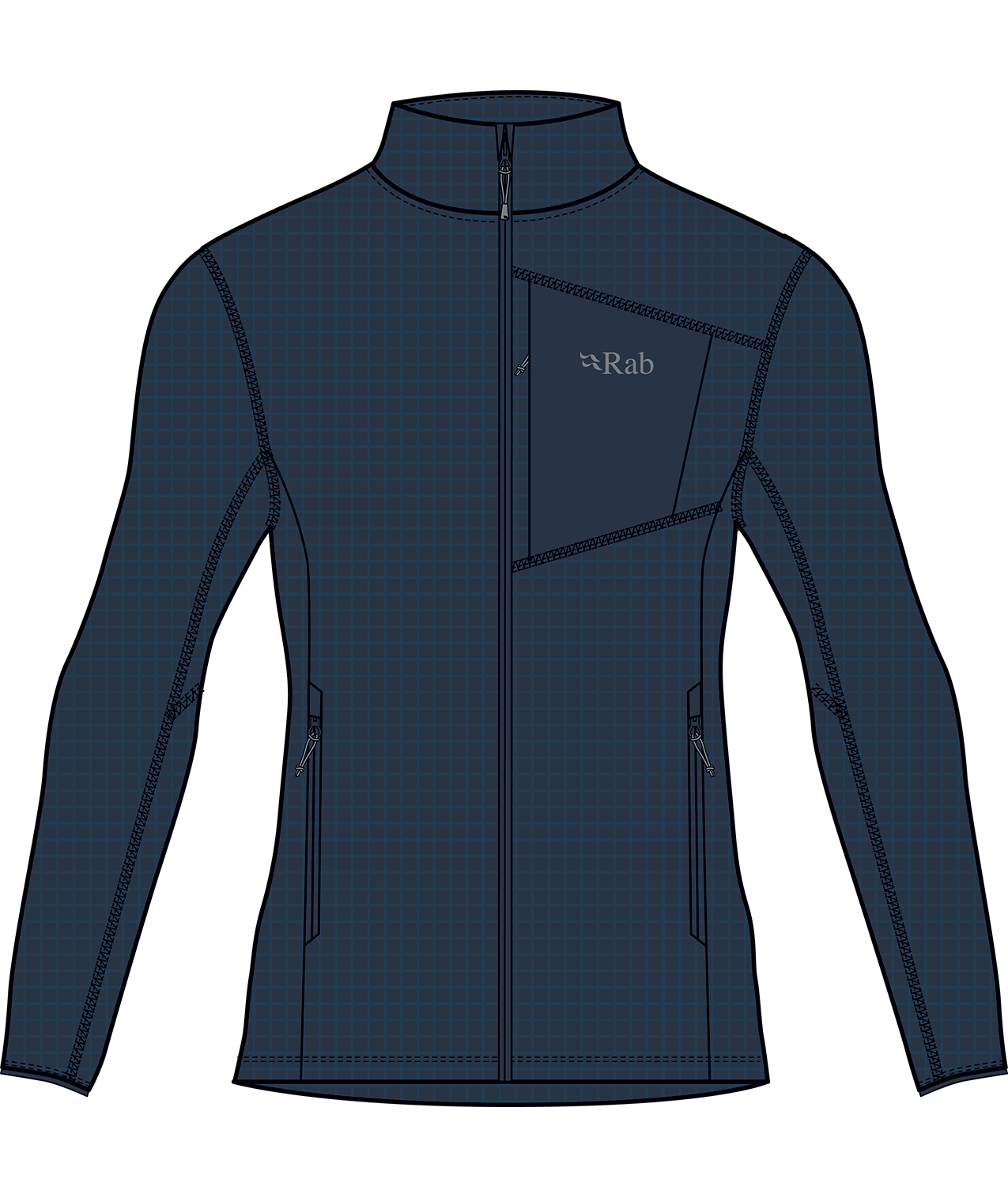 Rab Rab Tecton Jacket Deep Ink QFG-03 Platou Sport 1