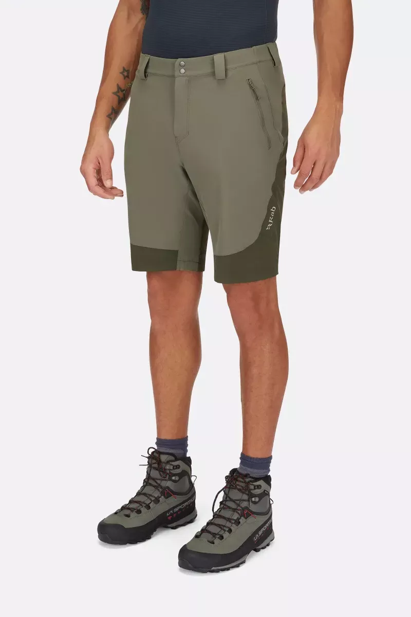 Rab Rab Torque Mountain Shorts Light Khaki-Army QFV-96 Platou Sport 1
