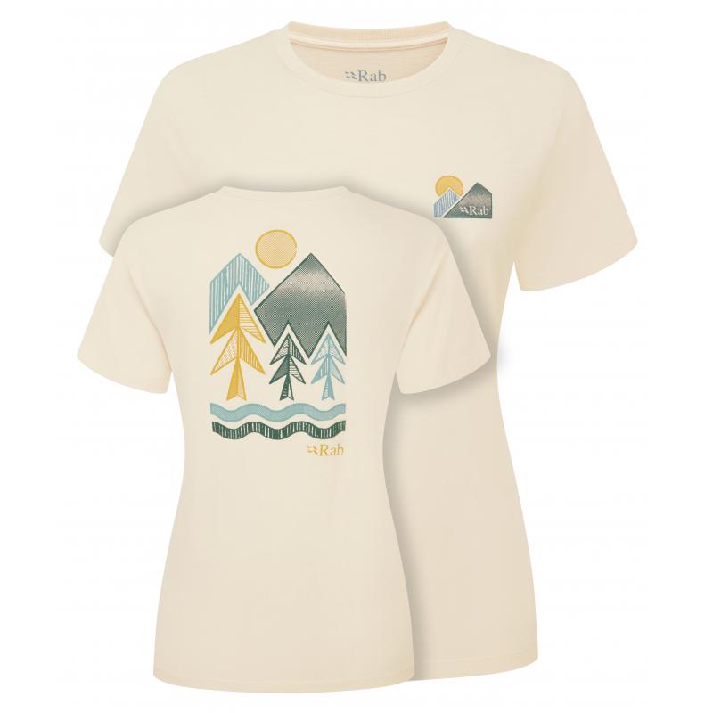 Rab Rab Tuku Vista Tee Womens Ecru QCC-17 Platou Sport 1