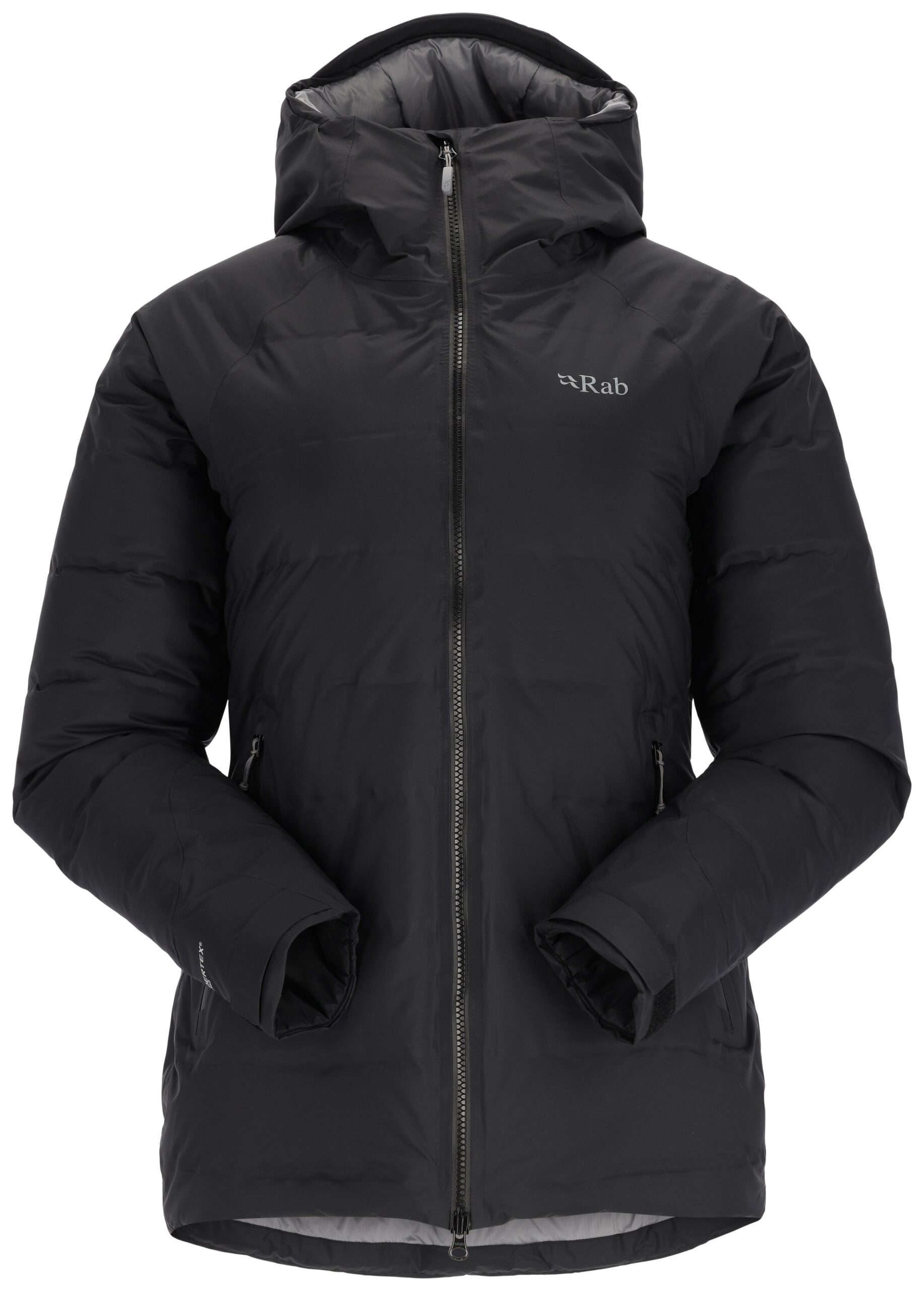 Rab Rab Valiance Jacket Womens Black QDB-50 Platou Sport 1