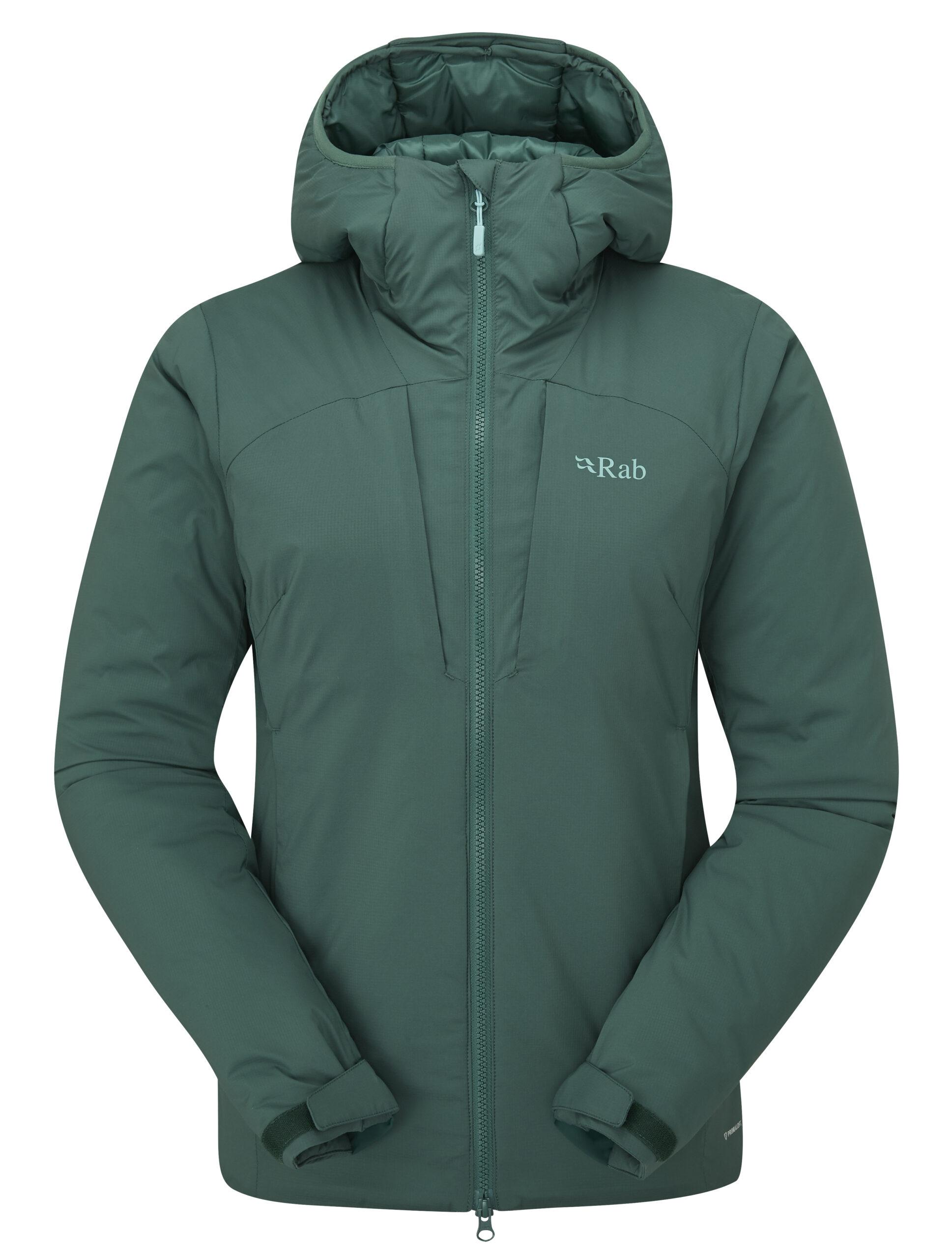 Rab Rab Xenair Alpine Jacket Womens Green Slate QIP-10 Platou Sport 1