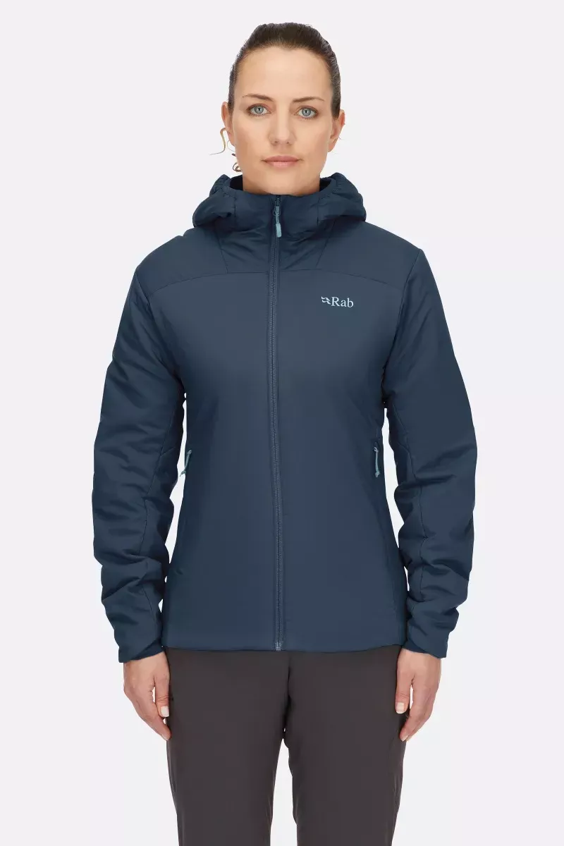 Rab Rab Xenair Alpine Light Jacket Womens Tempest Blue QIP-18 Platou Sport 1