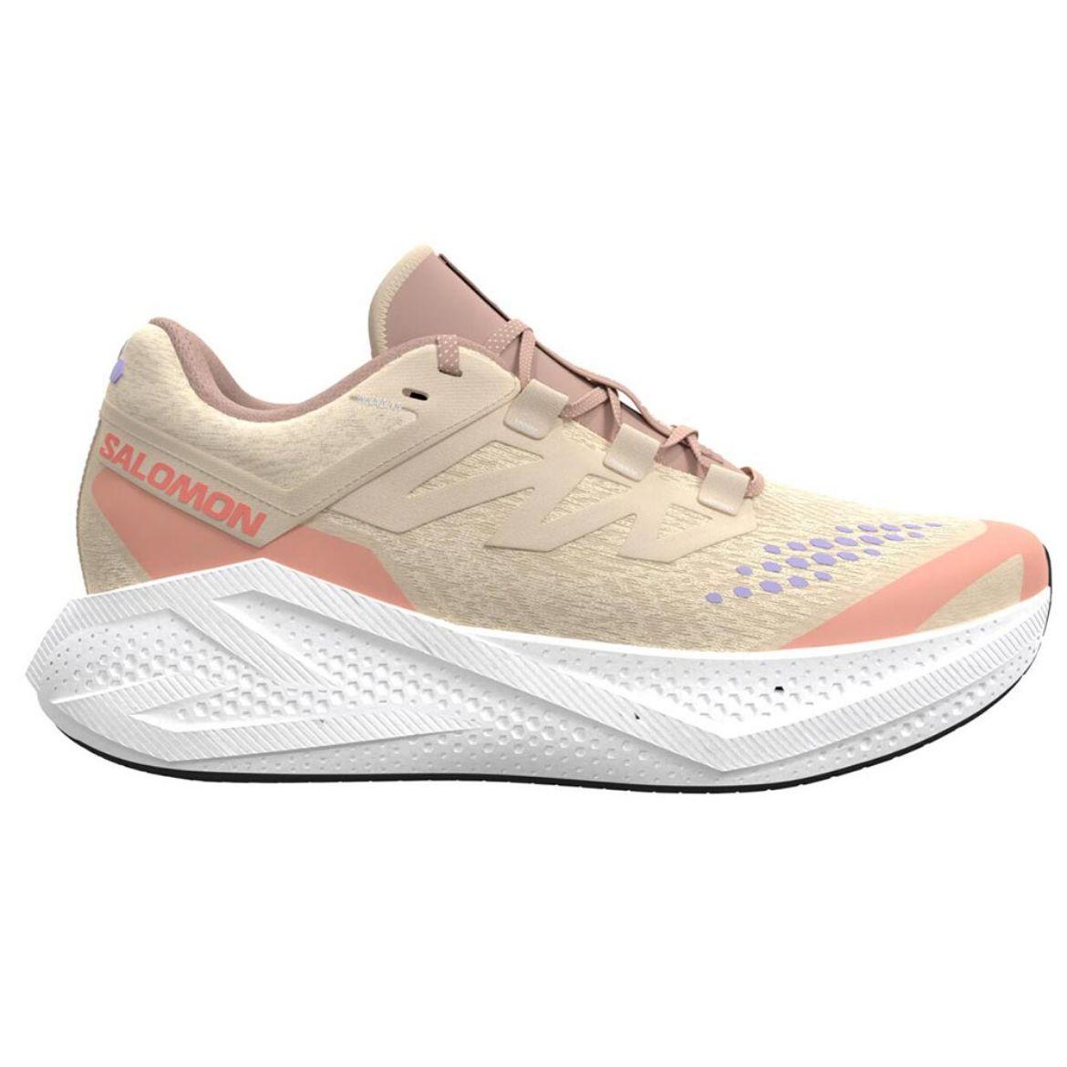 Salomon Salomon Aero Glide 3 Grvl Womens Shortbread - White - Fusion Coral L47812500 Platou Sport 1