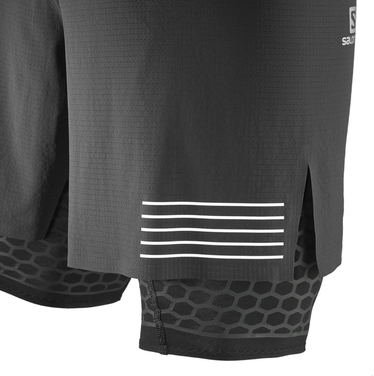 Salomon Salomon Exo Twinskin Short Mens Black L39265100 Platou Sport 3