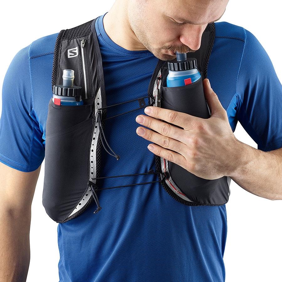 Salomon S/Lab Sense 2 Set Black/Racing Red - PlatouSport