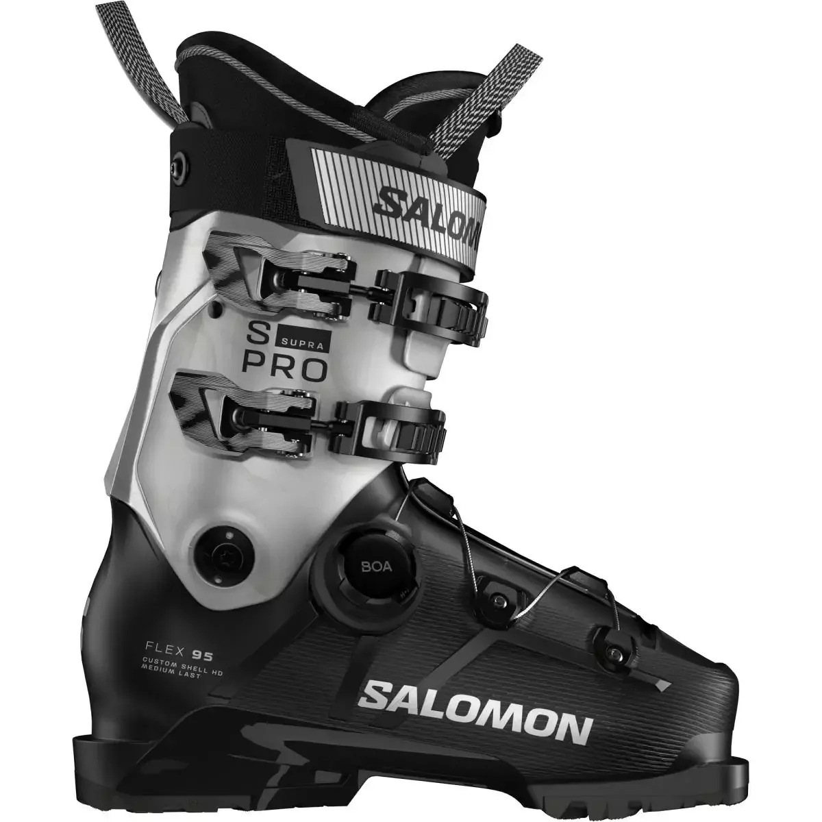 Salomon Salomon S-Pro Supra BOA 95 Womens GW Black-Silver Met.-Silver Met. L47888900 Platou Sport 1