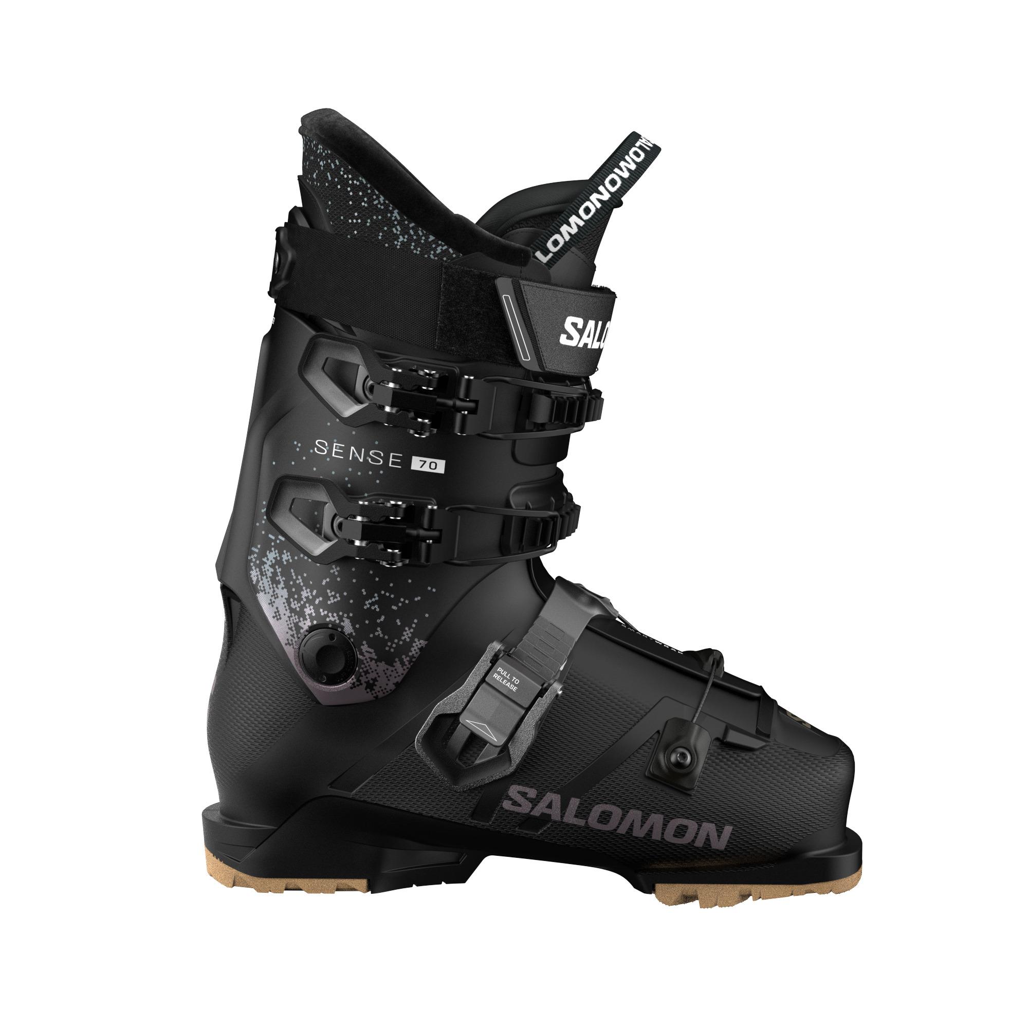 Salomon Salomon Sense 70 Womens GW Black-Black-Oil Green L47933800 Platou Sport 1