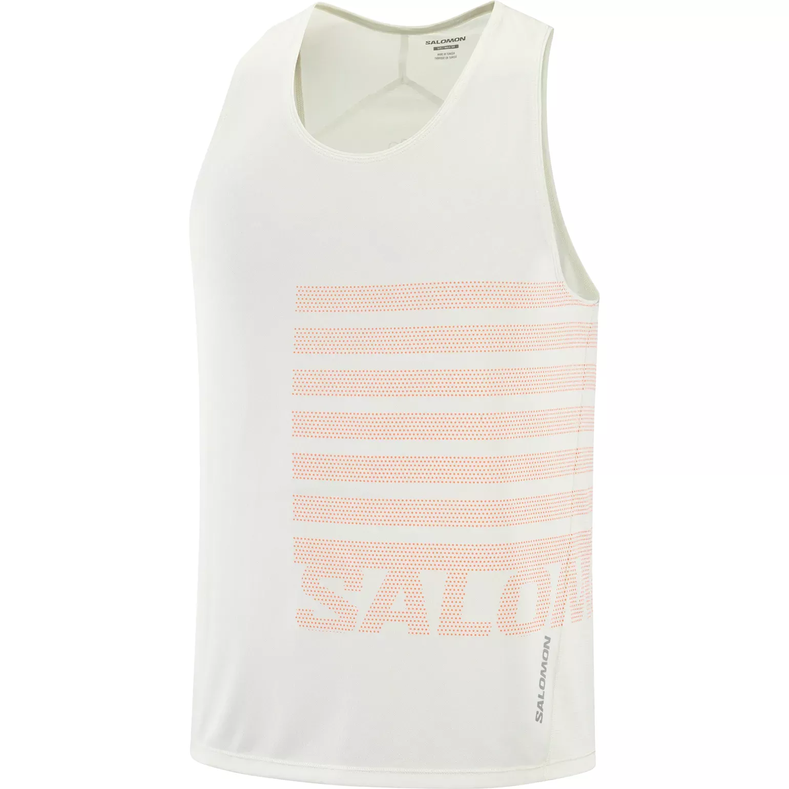 Salomon Salomon Sense Aero Singlet Gfx Mens Icicle - Neon Fl LC2693000 Platou Sport 1