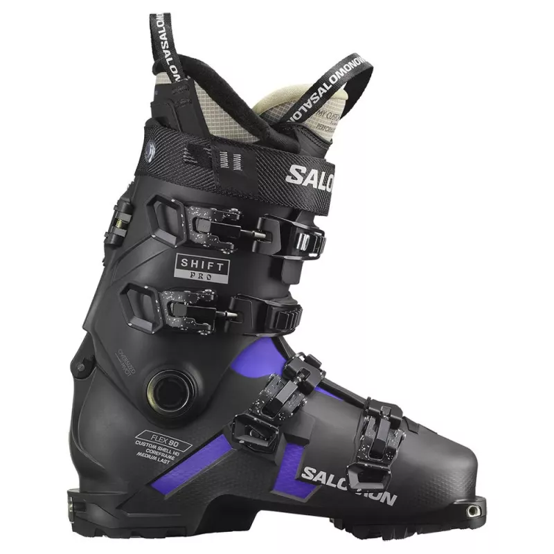 Salomon Salomon Shift Pro 90 Womens AT GW Black-Ultra Violet-Humus L47640500 Platou Sport 1