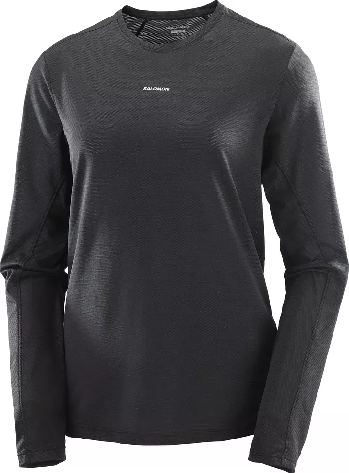 Salomon Salomon Shkout Core Ls Tee Womens Deep Black LC2426100 Platou Sport 1
