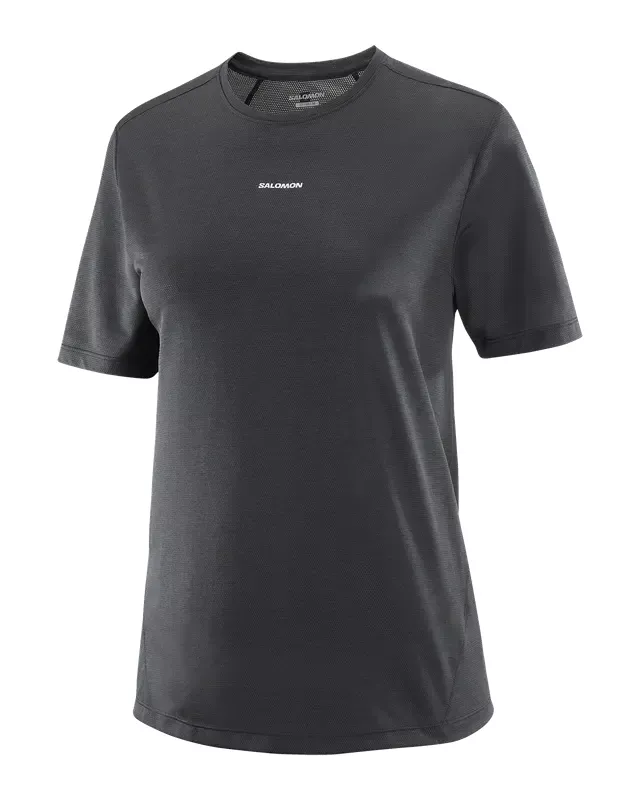 Salomon Salomon Shkout Core Ss Tee Womens Deep Black LC2425200 Platou Sport 1