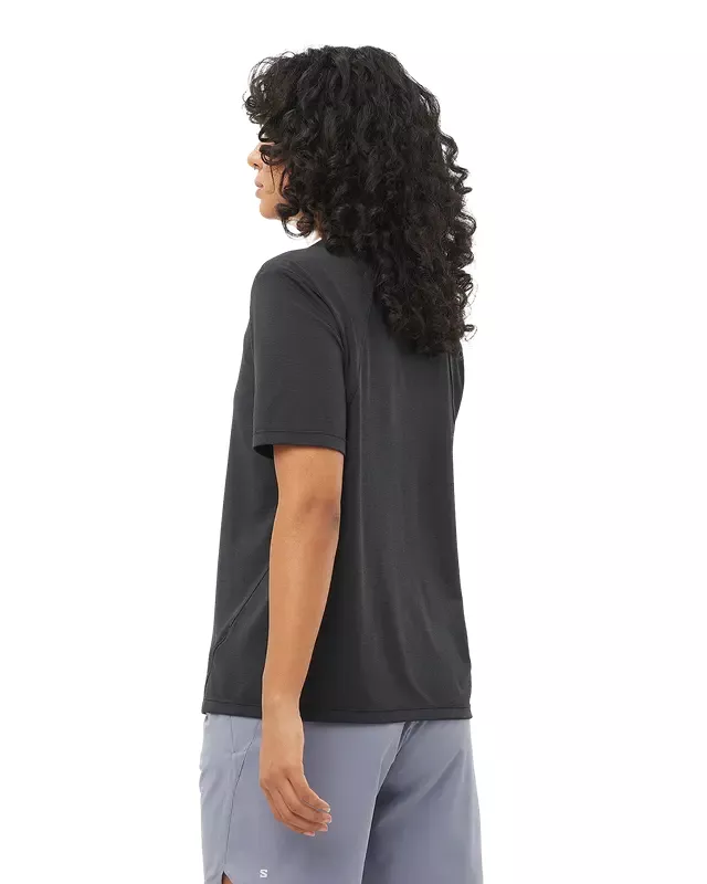 Salomon Salomon Shkout Core Ss Tee Womens Deep Black LC2425200 Platou Sport 6