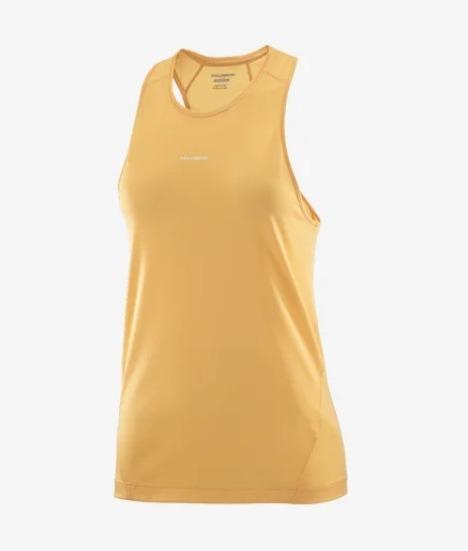 Salomon Salomon Shkout Core Tank Womens Warm Apricot LC2425900 Platou Sport 1