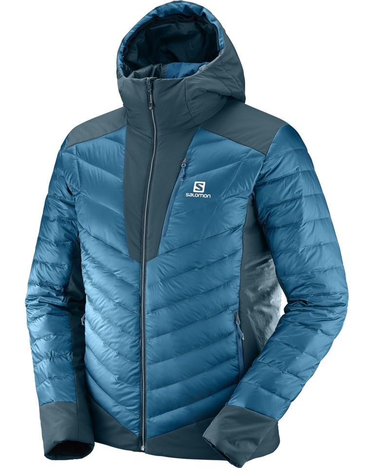 Salomon Salomon X Alp Down Hoodie Mens Moroccan Blue L40391300 Platou Sport 1