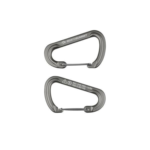 Sea To Summit Sea To Summit Large Carabiner 2Pk Grey 30415622 Platou Sport 1