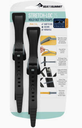 Sea To Summit Sea To Summit Stretchloc 30-20 X 750Mm 2Pk Black 30415472 Platou Sport 1