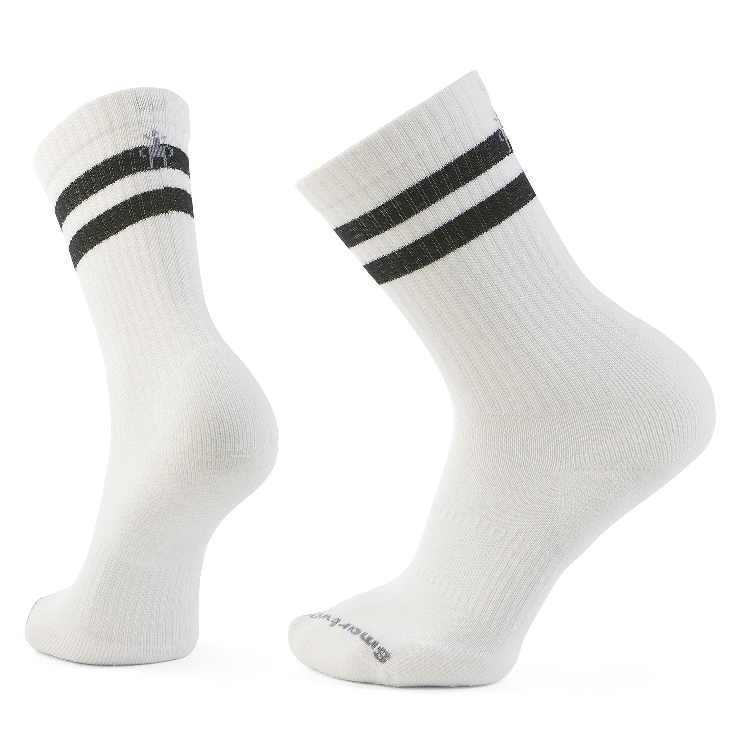 Smartwool Smartwool Everyday Athletic Striped Crew Socks White B02683 Platou Sport 1