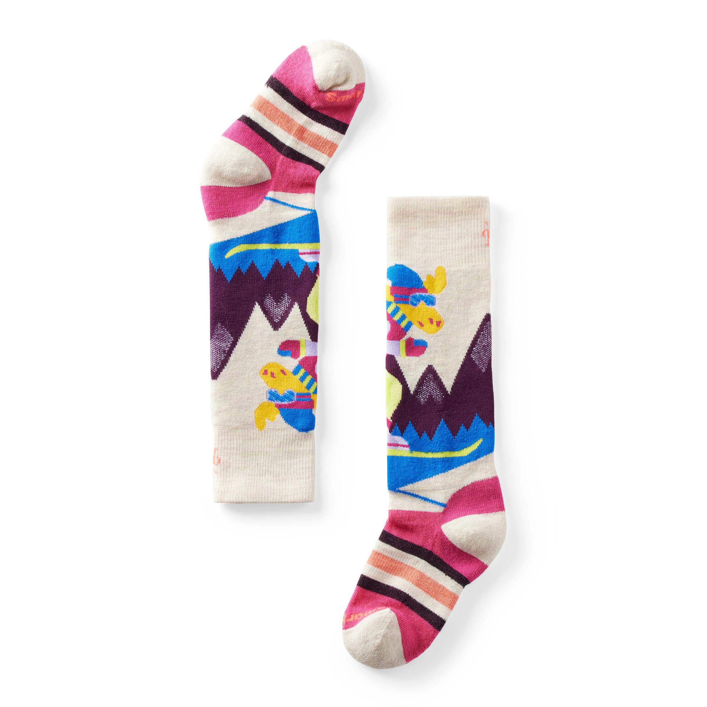 Smartwool Smartwool Kids Wintersport Full Cushion Mountain Moose Pattern Otc Socks Moonbeam B02184 Platou Sport 1