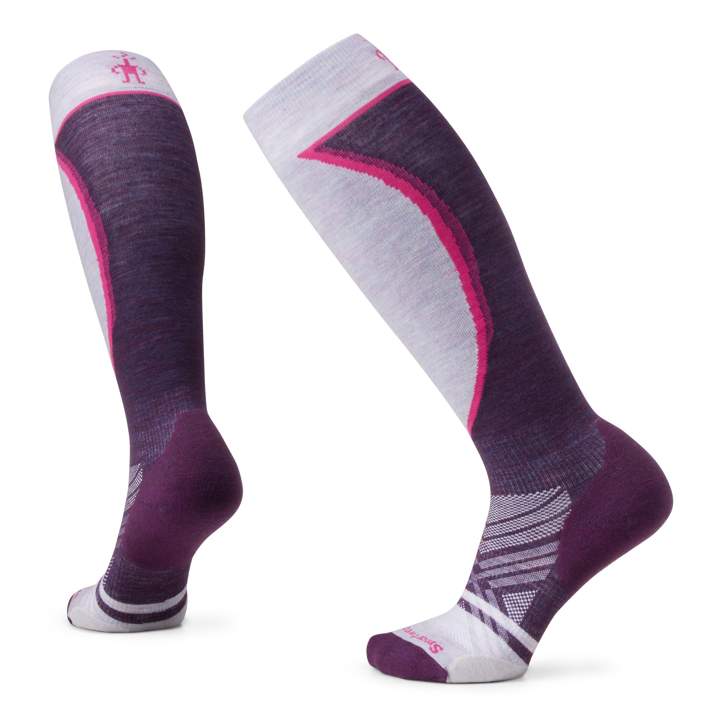 Smartwool Smartwool Womens Ski Targeted Cushion Extra Stretch Otc Socks Purple Iris B02166 Platou Sport 1