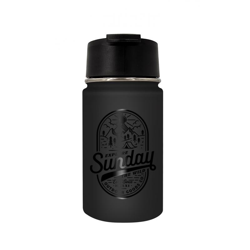 Sunday Outdoor Travel Mug All Black 23235 Platou Sport Bergen 1