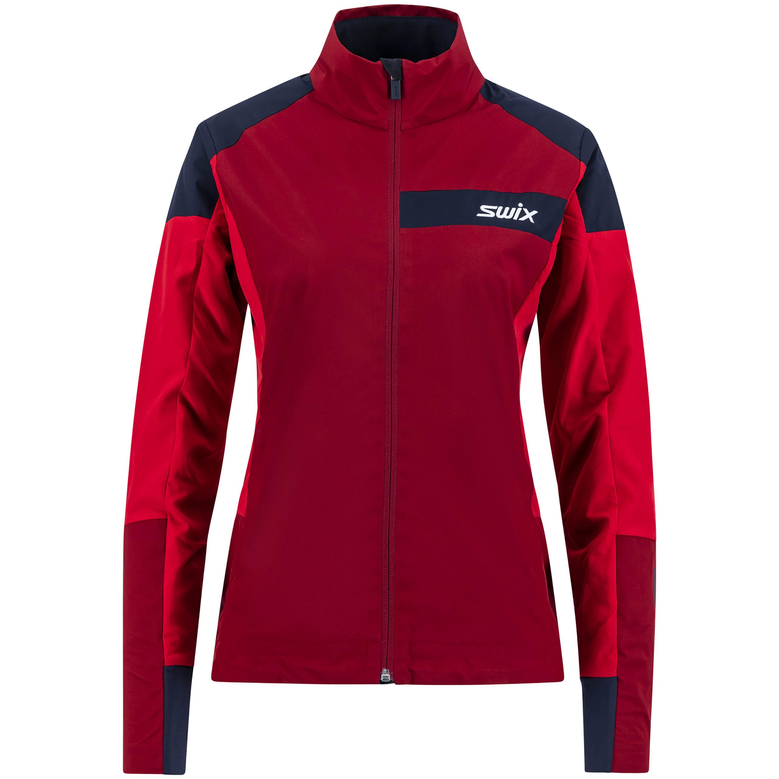 Swix Swix Evolution Gtx Infinium Jacket Womens Rhubarb Red 15226 Platou Sport 1
